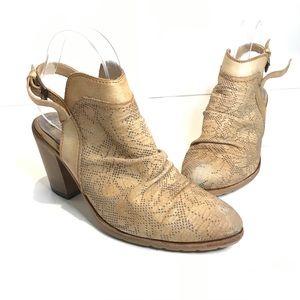 FREE PEOPLE De Soto Bootie Sling Back Mule clog booties